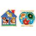 Melissa & Doug Animals Jumbo Knob Wooden Puzzles Set - Fish and Pets