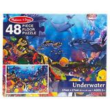 Melissa & Doug Underwater Ocean Floor Puzzle (48 Pieces) 2 x 3 feet