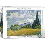 Wheat Field With Cypresses By Vincent Van Gogh 1000-Piece Puzzle
