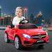 Topcobe Children Electric Ride on Truck Cars with Remote Control Music Led Headlights Gift for Kids Red