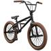 Mongoose Legion L20 Freestyle BMX Bike Line for Beginner-Level to Advanced Riders Steel Frame 20-Inch Wheels Black