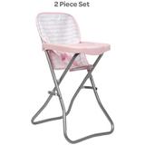 Adora Baby Doll Accessories Pink High Chair Can Fit up to 16 inch Dolls