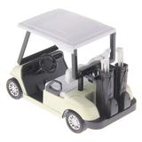 Shulemin 1/20 Scale Alloy Golf Cart Diecast Pull Back Car Model Kids Toy Collectible Blue