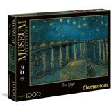 Vincent Van Gogh - Starry Night on the Rhone - 1000 Piece Jigsaw Puzzle - Clementoni