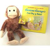 Curious George Gift Bundle--15 Plush Curious George and Curious George s First Day of School book(Kohl s Cares)