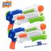 Super Soaker Water Gun 2 Pack Squirt Guns Water Guns for Kids Adults High Capacity Fast Soaking Trigger Summer Water Blaster Toy Great Gift Higher Safety and Durablity
