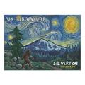 Silverton Colorado San Juan Sasquatch Starry Night (1000 Piece Puzzle Size 19x27 Challenging Jigsaw Puzzle for Adults and Family Made in USA)