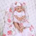 Paradise Galleries Preemie Real Looking Baby Doll 16 inch 4-Piece Gift Set