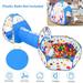 3 In 1 Child Crawl Tunnel Tent iMountek Kids Play Tent Ball Pit Set Foldable Children Play House Pop-up Kids Tent with Storage Bag Blue