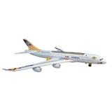 USToyOutlet Bump and Go Electric Air Bus A380 Kids Action Airplane - Jumbo Model Plane with Attractive Lights and Sounds - Changes Direction On Contact - Red