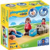 Playmobil 1.2.3 - Dog Train Car 70406 (for Kids 18 months to 4 yrs old)