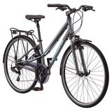 Schwinn Network 6c Hybrid Bike 21 Speeds Medium 15.5 Womens Style Frame 700c Wheels Grey