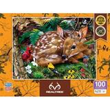 MasterPieces 100 Piece Jigsaw Puzzle - Realtree Forest Babies - 14 x19