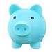 Cute Piggy Bank Money Box for Boys Girls Coin Bank Blue