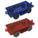 PicassoTiles 2 Piece Car Magnetic Truck Set with Extra Long Bed & Re-Enforced Latch PT20