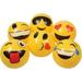 U. S. Toy Emoticon Assorted Inflate Balls 8-9 diam. Inflatable Toys 12 Pack