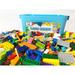 1 000 Bricks - 1000 Toy Building Blocks in Storage Bin - Mixed Colors - Compatible - Great Creative Box