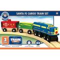 MasterPieces Wood Train Sets - Lionel Santa Fe Cargo 3 Piece Train Set