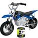 Razor 15128040 MX350 Dirt Rocket Electric Motocross Bike ages 12 and up Bundle with 1 Year Extended Protection Plan