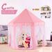 Veryke Tents for Kids Princess Castle Play House for Child Outdoor Indoor Portable Children Play Tent for Girls Birthday Gift Pink (Not Include LED Star Lights)