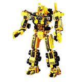 Bambina 573 Parts Construction Toys 25-in-1 Educational Toys Yellow Robot Building Blocks from 6 7 8 9 10 Years for Boys