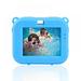 Kids Camera Kids Birthday Gift for Girls Toys 1080P 2 Inch Toddler Portable Toy with Waterproof Case Video Children Digital Cameras for 3-10 Year Old Girl Support 32GB TF Card (Blue)