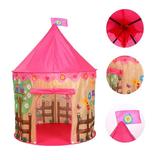 Fridja Folding Children Kids Play Tent In/Outdoor Toy House for Boys Girls Pink House