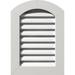 Ekena Millwork 12 W x 30 H Arch Top Gable Vent (17 W x 35 H Frame Size) Functional PVC Gable Vent with 1 x 4 Flat Trim Frame