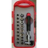Husky The Toughest Name In Tool. 19-Piece 1/4 in Drive Socket Set. Life Time Warranty.