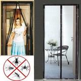 Easy Mesh Magnetic Magnet Holding Closing Bug Screen for House Door Doorway