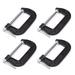 Wideskall 8 x 3.25 inch Heavy Duty Malleable C Clamp Pack of 4