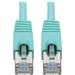 Tripp Lite Cat.6a STP Patch Network Cable - 12 ft Category 6a Network Cable for Network Device Switch Hub Patch Panel Router Modem VoIP Device Surveillance Camera Server PoE-enabled Device -