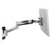 Ergotron LX HD Sit-Stand Wall Arm Adjustable Monitor Up to 46 Polished Aluminum (45-383-026)