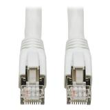 Tripp Lite Cat8 25g/40g-certified Snagless S/ftp Ethernet Cable (rj45 M/m) Poe White 25 Ft. - Patch Cable - Rj-45 (m) To Rj-45 (m) - 25 Ft - S/ftp - Cat 8 - Snagless Solid - White