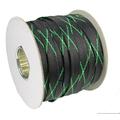 1/2 in Expandable Braided Conduit Wire Cable Weave Sleeving Soft Hose Cover Tube Black&Red 15ft
