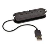 Tripp Lite USB 2.0 Ultra-Mini Compact Hub with Power Adapter 4 Ports Black (U222004R)