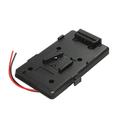 Battery Back Pack Plate Adapter for Sony V-shoe V-Mount V-Lock Battery External for DSLR Camcorder Video