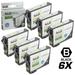 Epson Remanufactured T200XL120 pack of 6 High Yield Cartridges: 6 Black T200XL120 for use in Epson Expression XP-20