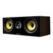 Fluance Signature Series HFCW - Center channel speaker - for home theater - 40 Watt - 2-way - natural walnut