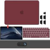 MacBook Air 13 Inch Case Case for MacBook Air 13 2020 A2337 M1 A2179 A1932 GMYLE Webcam Cover Dust Plugs Keyboard Cover & Screen Protector 5 in 1