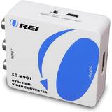 OREI RCA to HDMI 1080P Mini RCA Composite CVBS AV to HDMI Video Audio Converter (XD-M901)