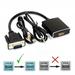 giveet 1080p vga to hdmi converter adapter (male to female) for computer desktop laptop pc monitor projector hdtv with audio cable and usb cable (aluminum alloy)