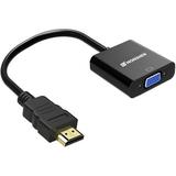 HDMI to VGA 1080P HDMI Male to VGA Female Video Converter Adapter Cable for PC Laptop HDTV Projectors and Other HDMI Input Devices