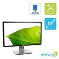 Used Dell P2214H 22 Widescreen 1920x1080 16:9 LED Backlit IPS Full HD LCD Monitor VGA DisplayPort VGA USB - Grade A