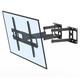 TV Mount Bracket for 32-70 Inch Flat Screen TVs Full Motion TV Wall Mounts with Swivel Articulating Dual Arms Heavy Duty Design - Max VESA 600x400mm 110 LBS Loading