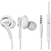 OEM InEar Earbuds Stereo Headphones for Coolpad Cool 5 Plus Cable - Designed by AKG - with Microphone and Volume Buttons (White)