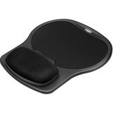 Fellowes Easy Glide Gel Wrist Rest and Mouse Pad - Black 1.50 x 10 x 12 Dimension - Black - Gel Lycra Cover Jersey Cover - Wear Resistant Tear Resistant