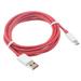 Red 6ft USB-C Cable for Moto G Power (2021)/Play (2021) Phones - Charger Cord Power Wire Type-C Long Compatible With Motorola Moto G Power (2021)/Play (2021)