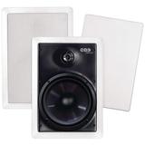 Bic America M-pro6w 150-watt 6.5 Weather-resistant In-wall Speakers With Pivoting Tweeters & Metal & Cloth Grilles