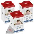 3 Pack Canon KP-108IN Color Ink Paper includes 324 Ink Paper sheets + Ink toners for Canon Selphy CP1200 Selphy CP910 Selphy CP900 cp770 and cp760